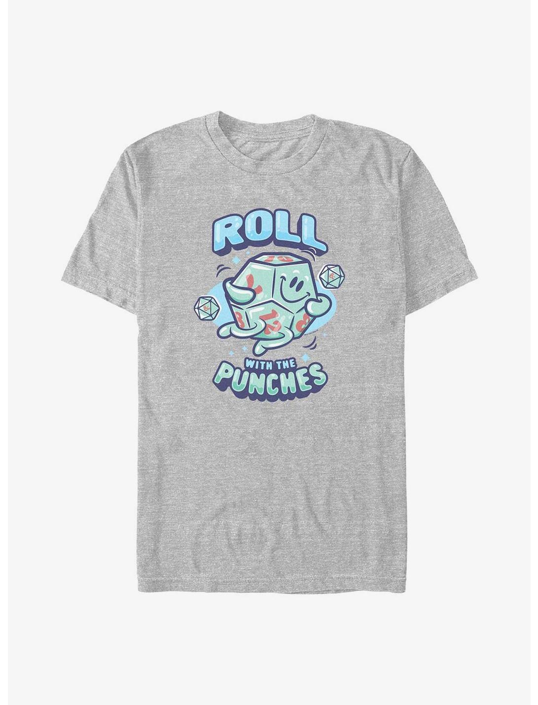 T-shirt grande taille Donjons & Dragons Rouler avec les coups D20