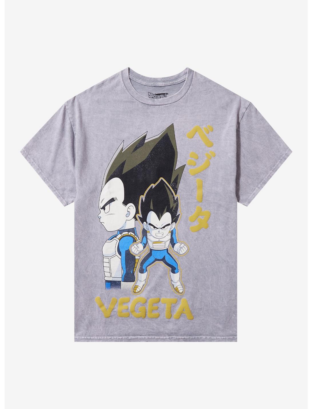 T-shirt Dragon Ball Daima Vegeta délavé aux minéraux