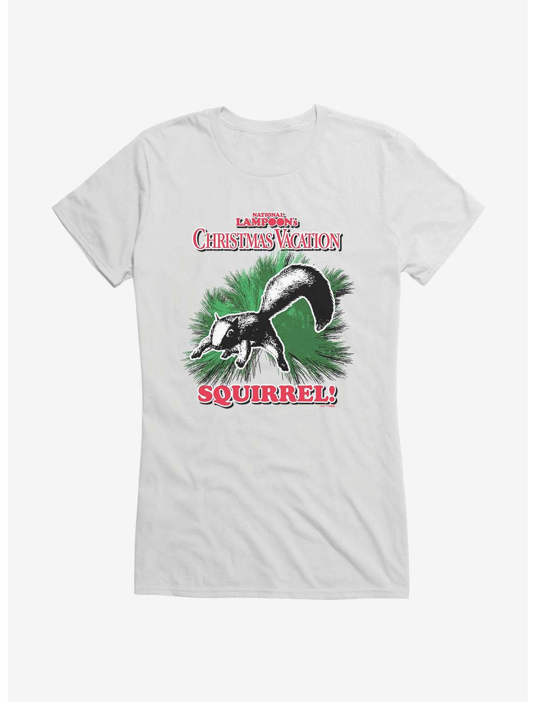 Christmas Vacation Squirrel! Girls T-Shirt