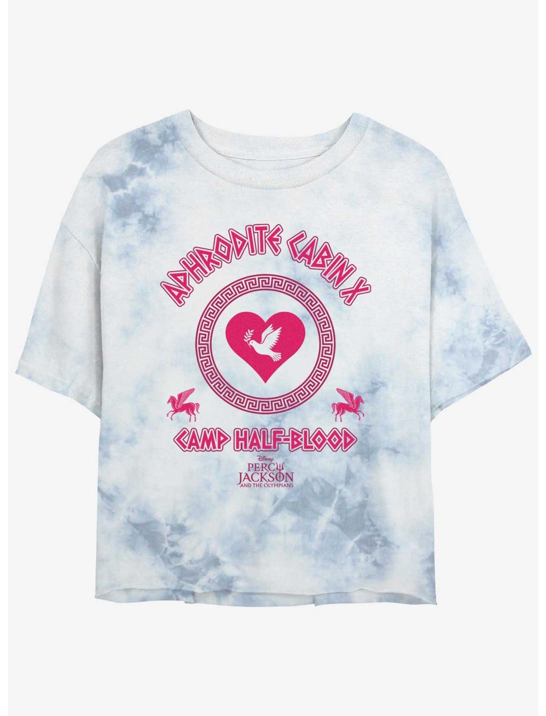 T-shirt court tie-dye Disney Percy Jackson et les Olympiens cabine Aphrodite pour filles