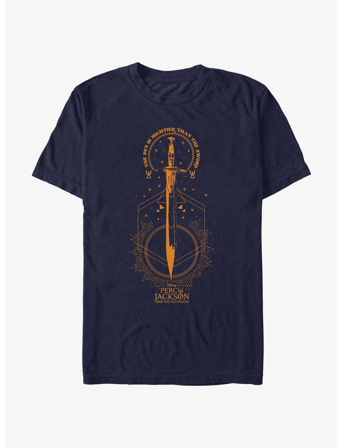 T-shirt Disney Percy Jackson et les Olympiens « La plume est plus forte que l'épée »