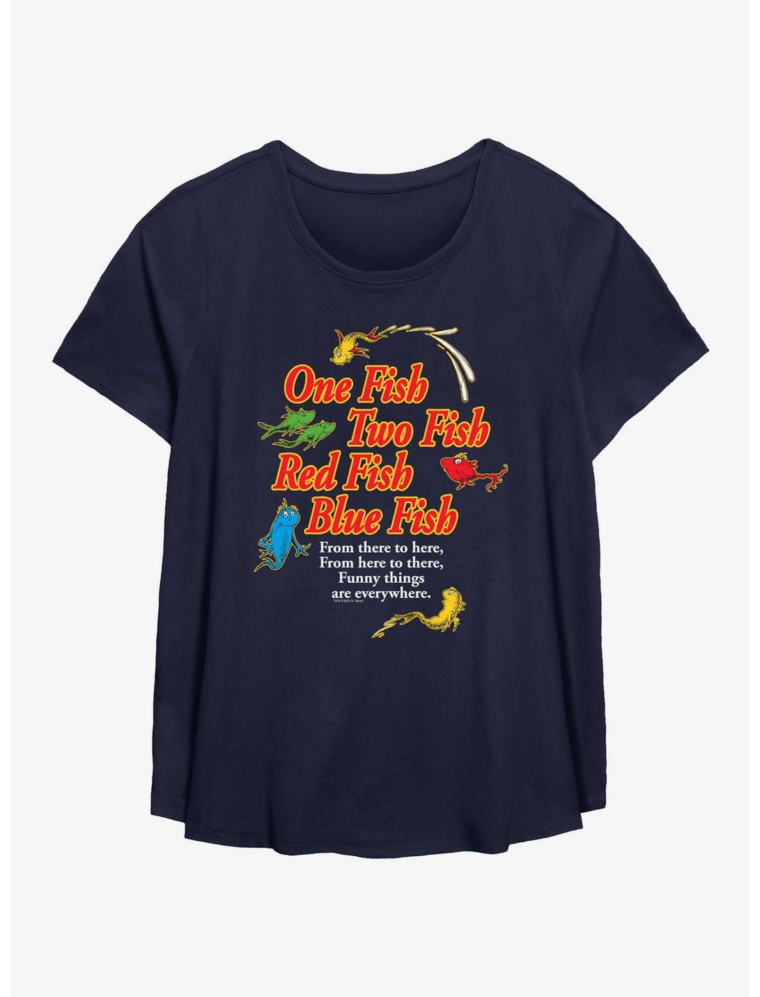 T-shirt pour filles Dr. Seuss Fishy Business grande taille