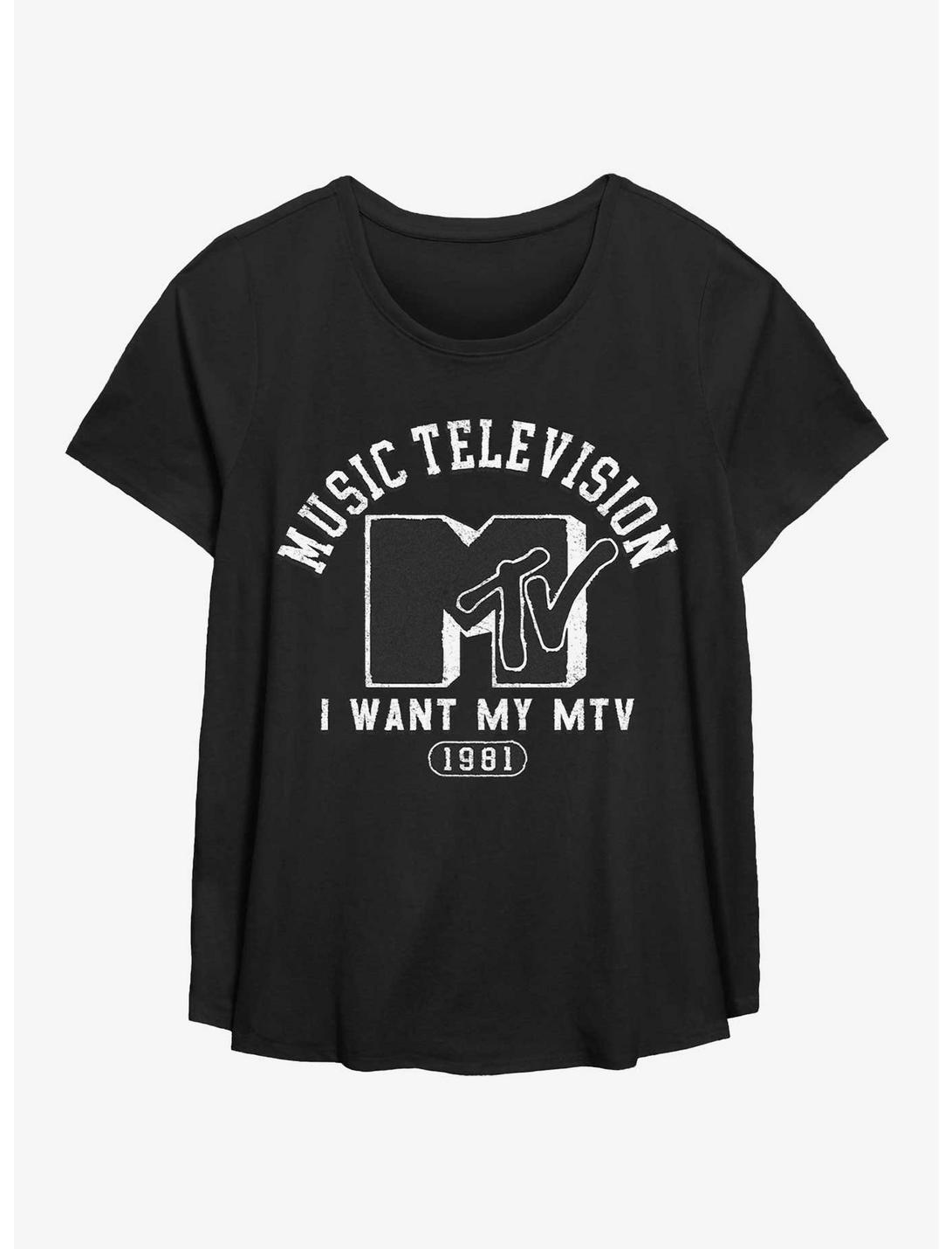 MTV I Want My MTV ! Girls T-Shirt Plus Size