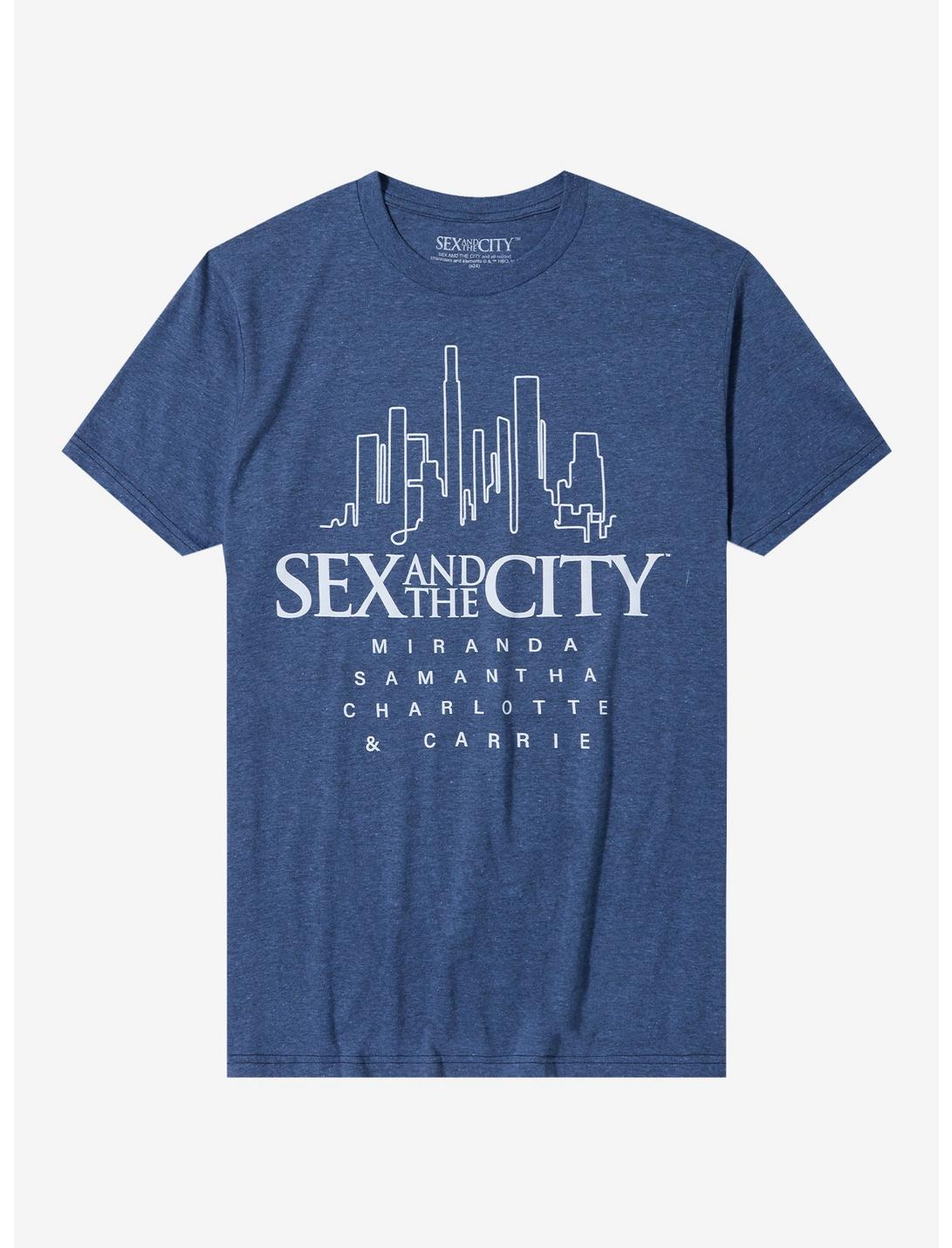 Sex And The City Names Skyline T-Shirt