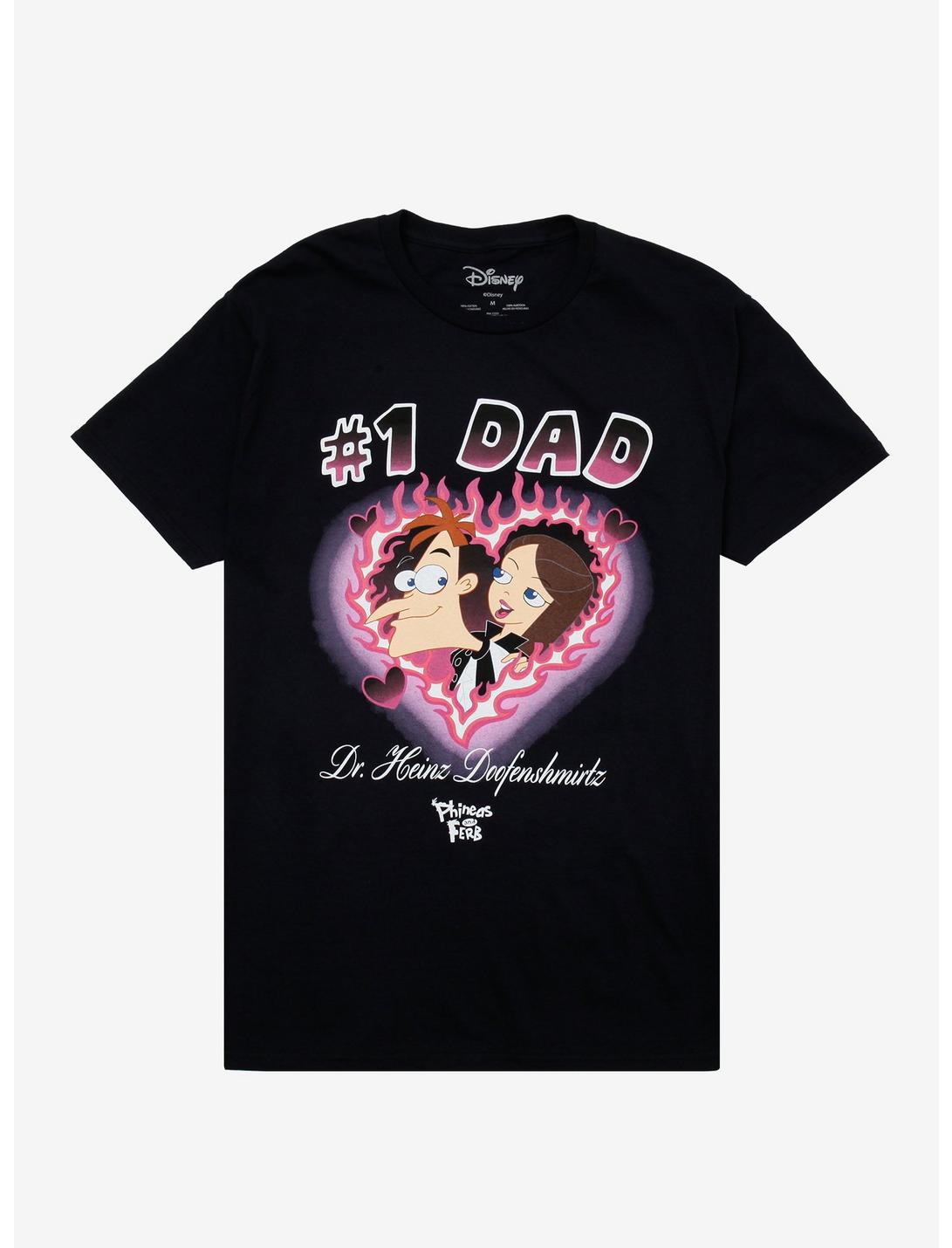 Disney Phineas And Ferb Doofenshmirtz #1 Dad T-Shirt