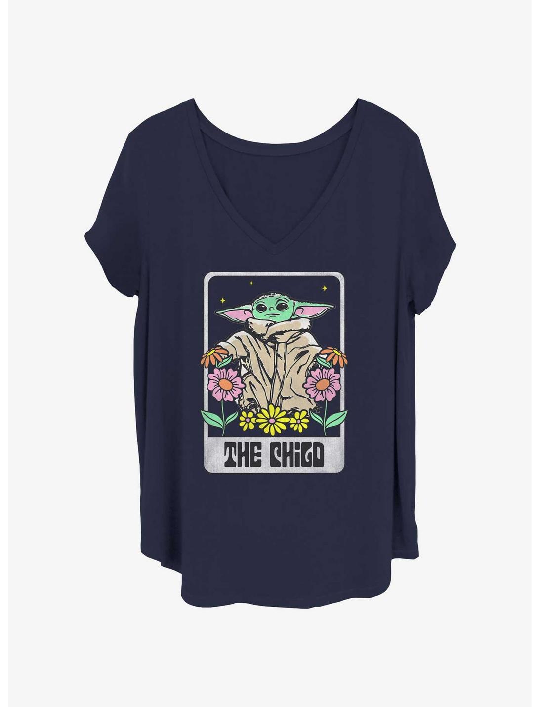 Star Wars The Mandalorian The Child Floral Girls T-Shirt Plus Size