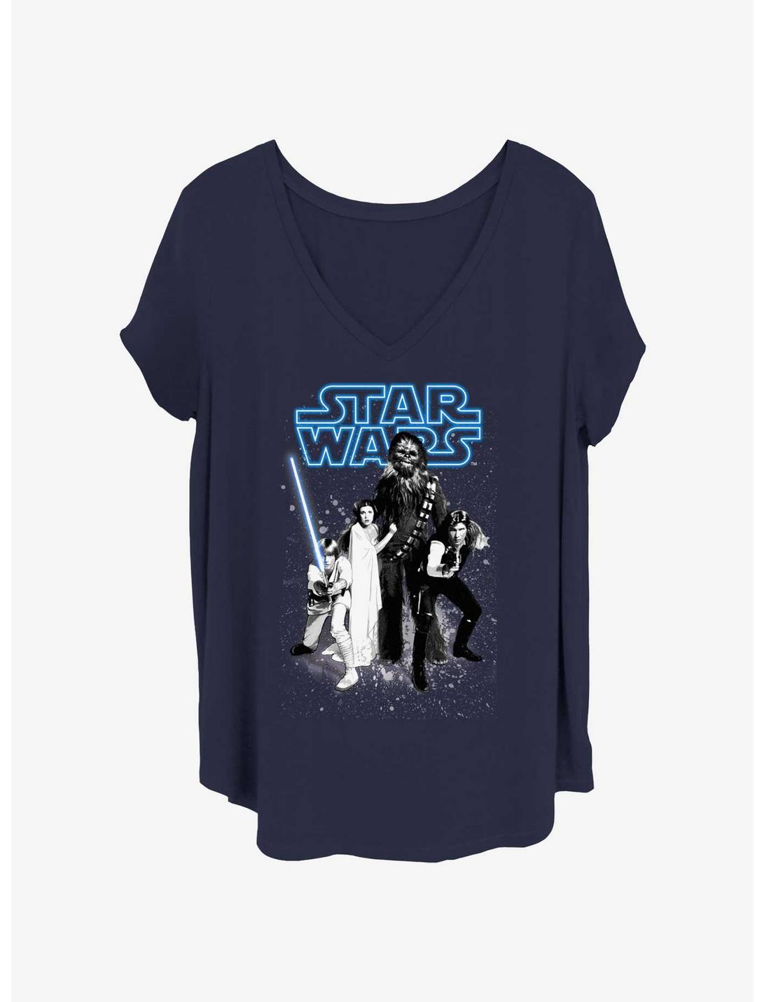 Star Wars Fab Four Girls T-Shirt Plus Size