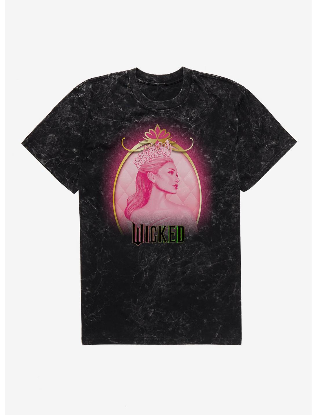 T-shirt Wicked Glinda Portrait effet délavé