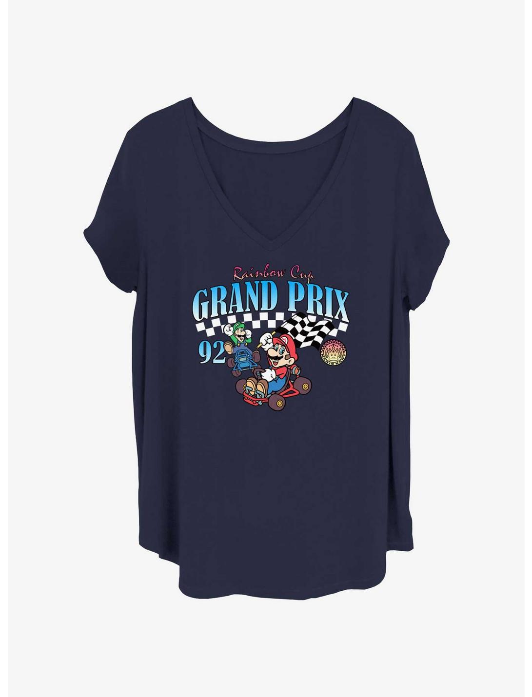 Nintendo Mario Bros Grand Prix Girls T-Shirt Plus Size
