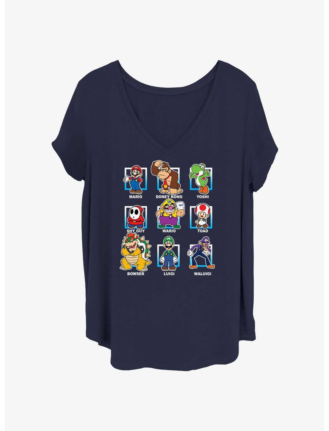 T-shirt Filles en Ligne Nintendo Grande Taille
