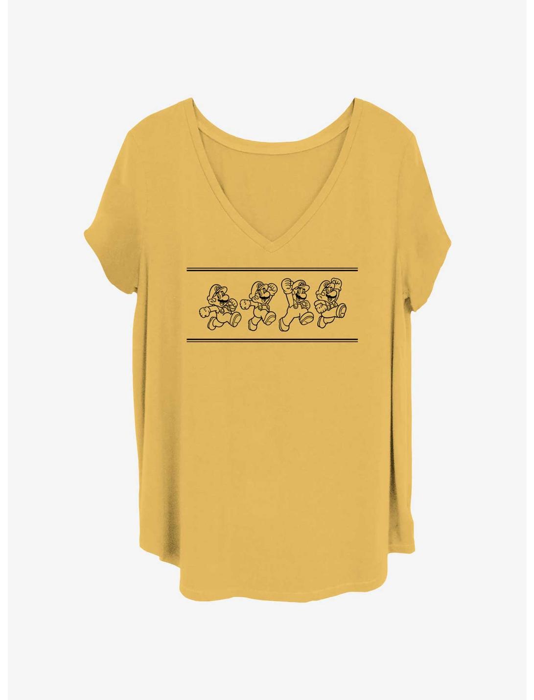 Nintendo Jumping Girls T-Shirt Plus Size