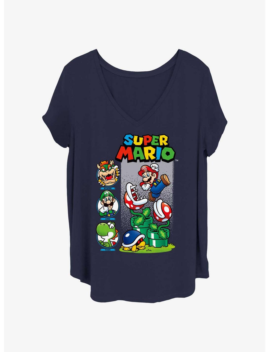 Nintendo Mario Comic Girls T-Shirt Plus Size