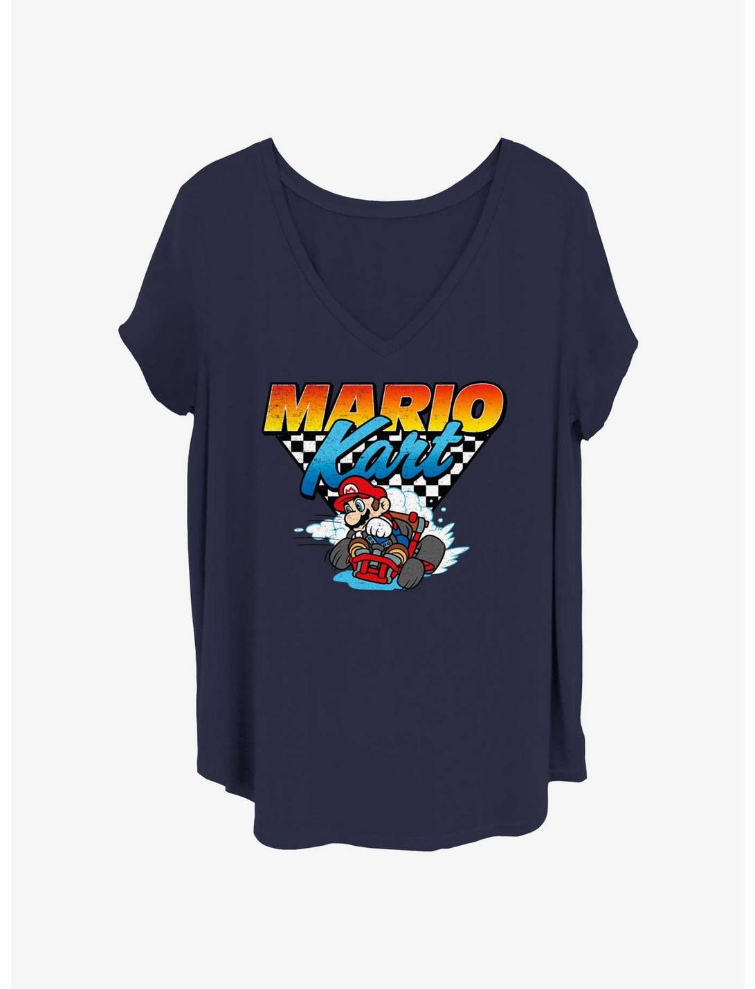 Nintendo Mario Driver Mario Girls T-Shirt Plus Size