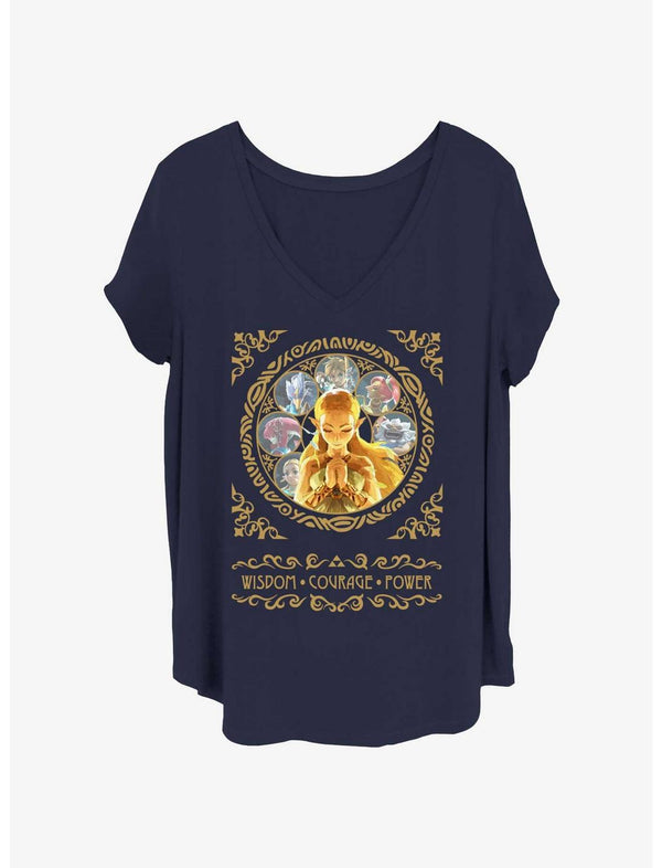 Nintendo Wisdom And Power Girls T-Shirt Plus Size