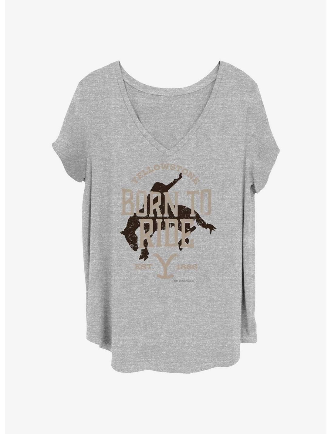 Yellowstone Born To Ride Girls T-Shirt Plus Size