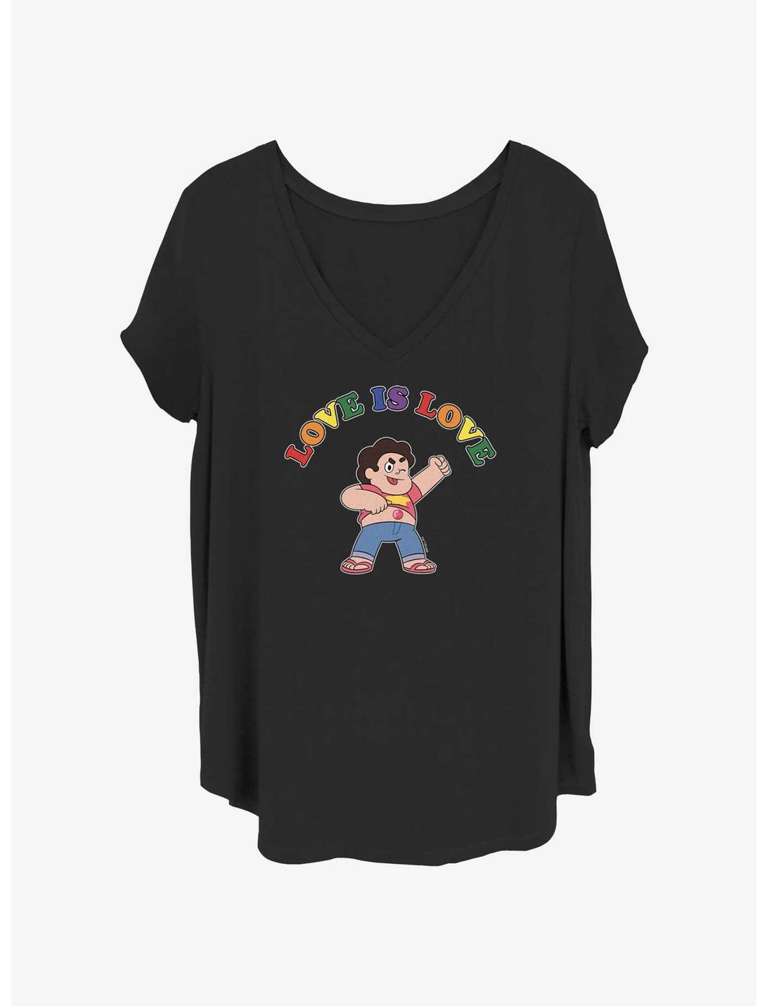 Steven Universe Love Is Love Girls T-Shirt Plus Size