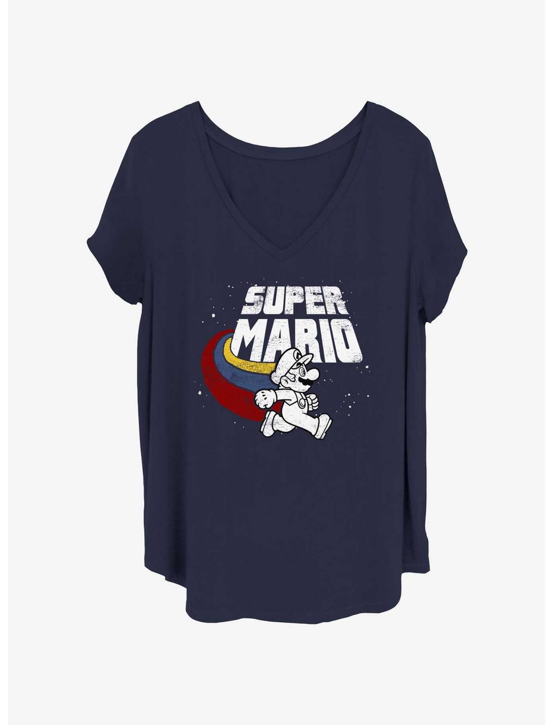 Nintendo Mario Fly By Girls T-Shirt Plus Size