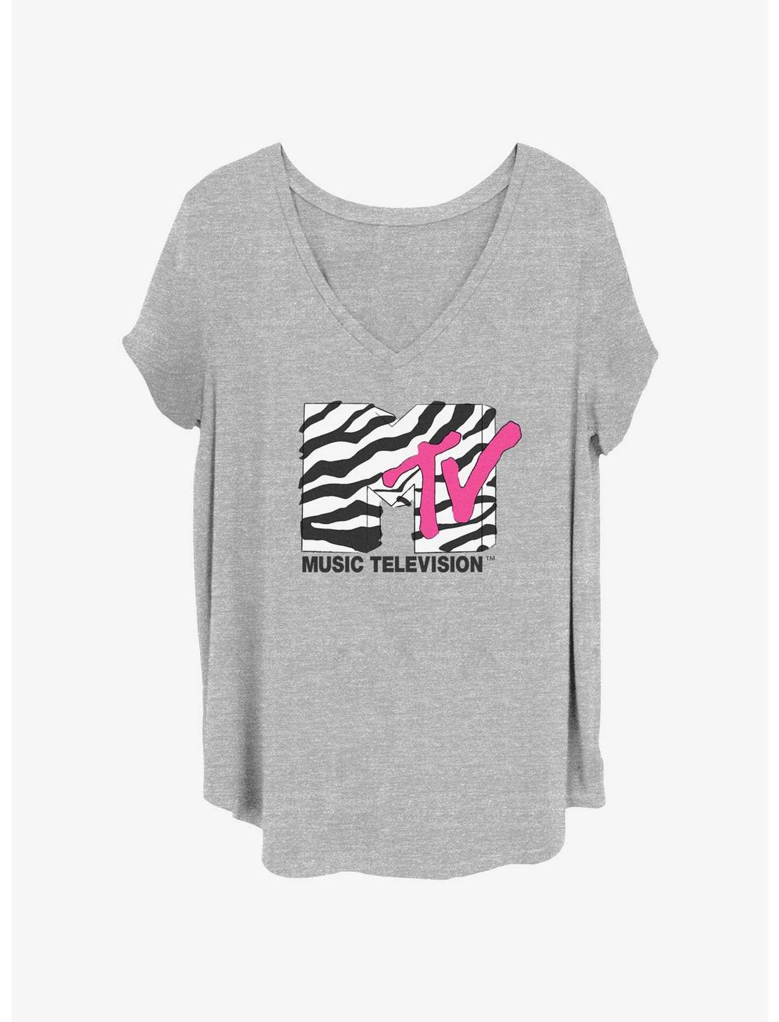 MTV Animal Print Girls T-Shirt Plus Size