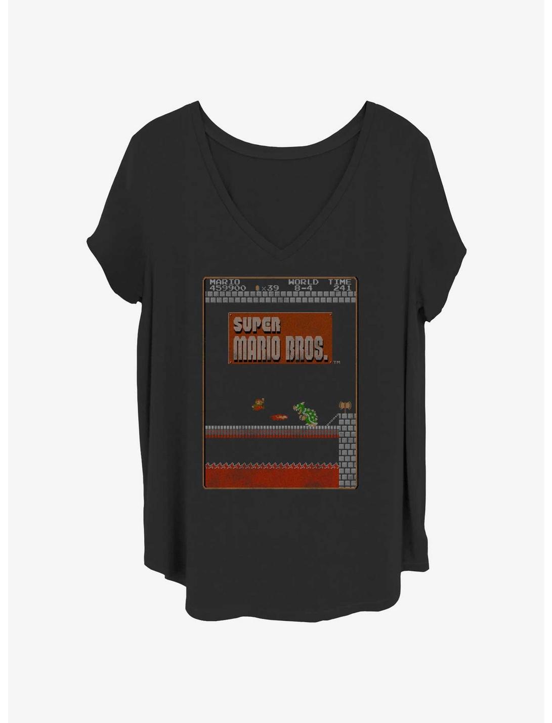 T-shirt grande taille pour filles Nintendo Mario