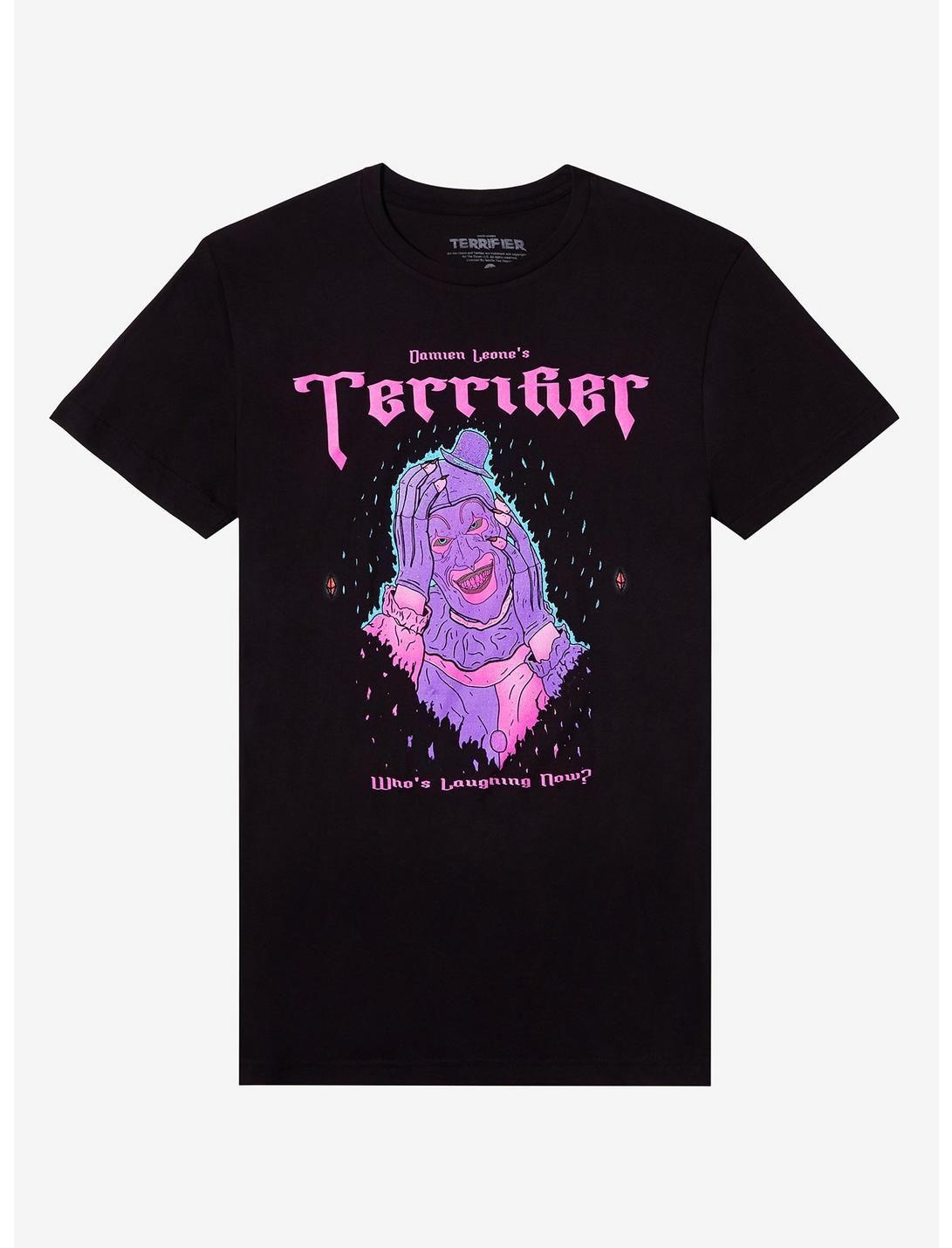 Terrifier Art The Clown Who's Laughing Now? T-Shirt By Sketch & Scythe