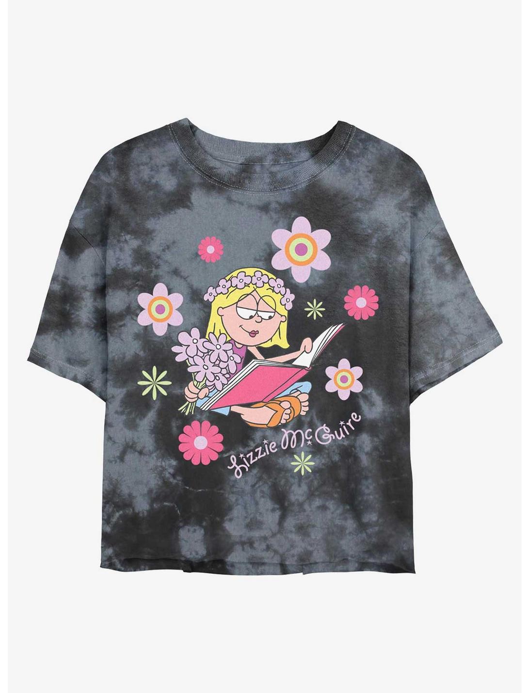 Disney Lizzie McGuire Groovy Lizzie Girls Tie-Dye Crop T-Shirt