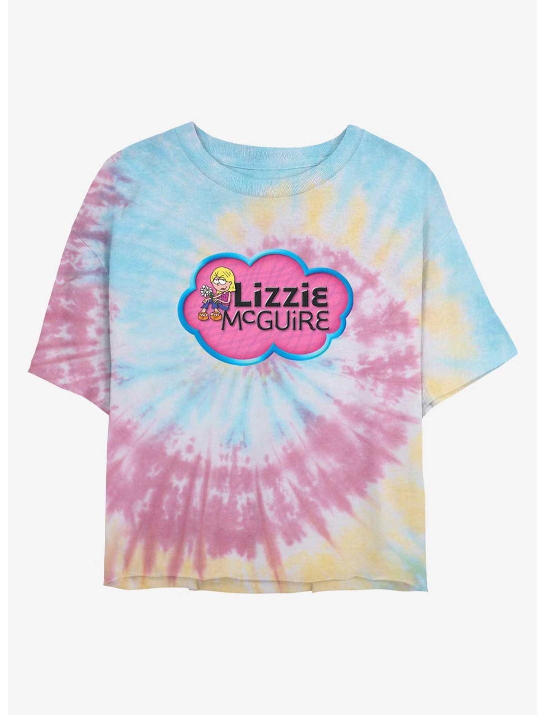Disney Lizzie McGuire Lizzie Classic Girls Tie-Dye Crop T-Shirt