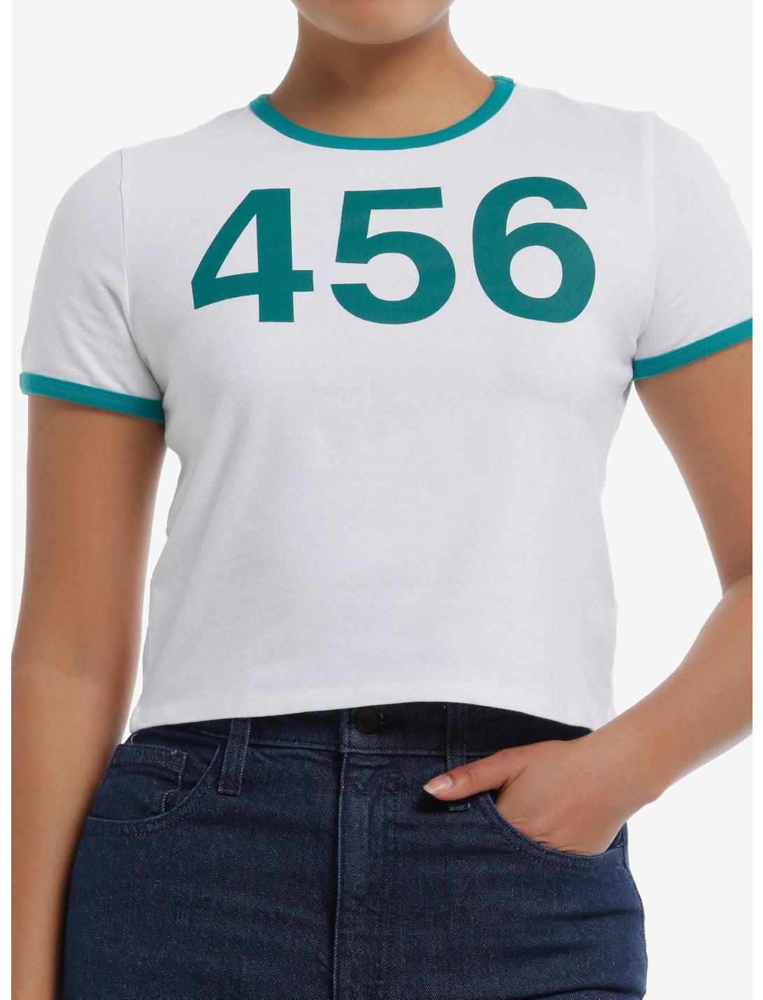 Squid Game Player 456 Girls Ringer Baby T-Shirt
