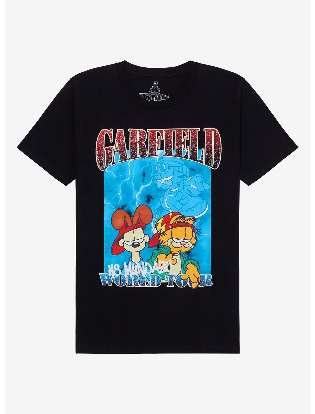 Garfield H8 Mundaze World Tour Boyfriend Fit Girls T-Shirt