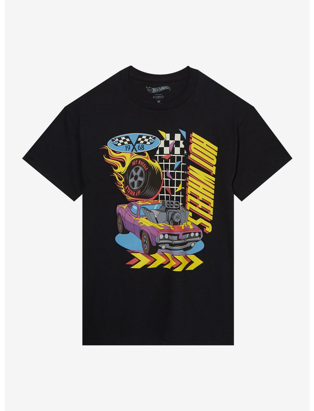 Hot Wheels Retro Grid Boyfriend Fit Girls T-Shirt