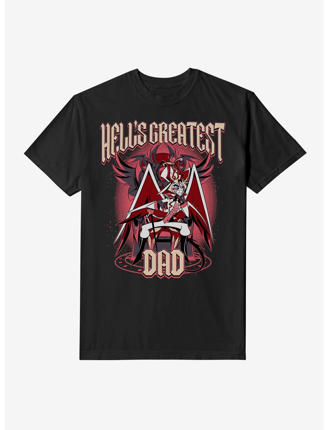 Hazbin Hotel Hell's Greatest Dad Lucifer Garment Dye T-Shirt