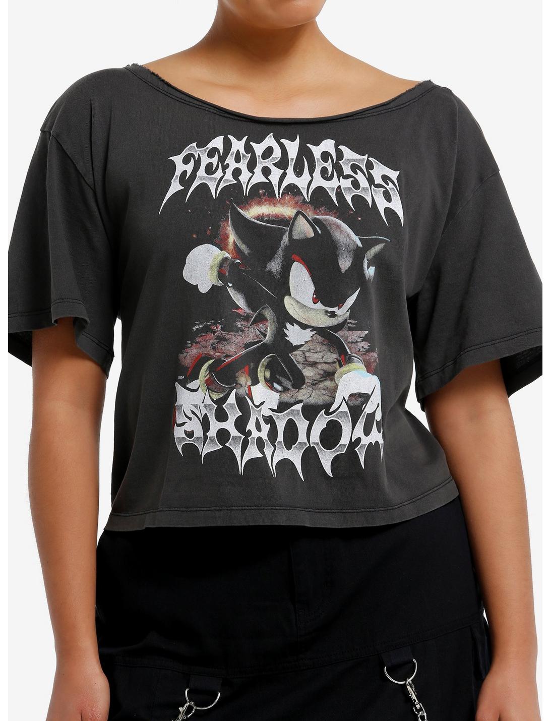 Sonic The Hedgehog Shadow Girls Off-Shoulder T-Shirt