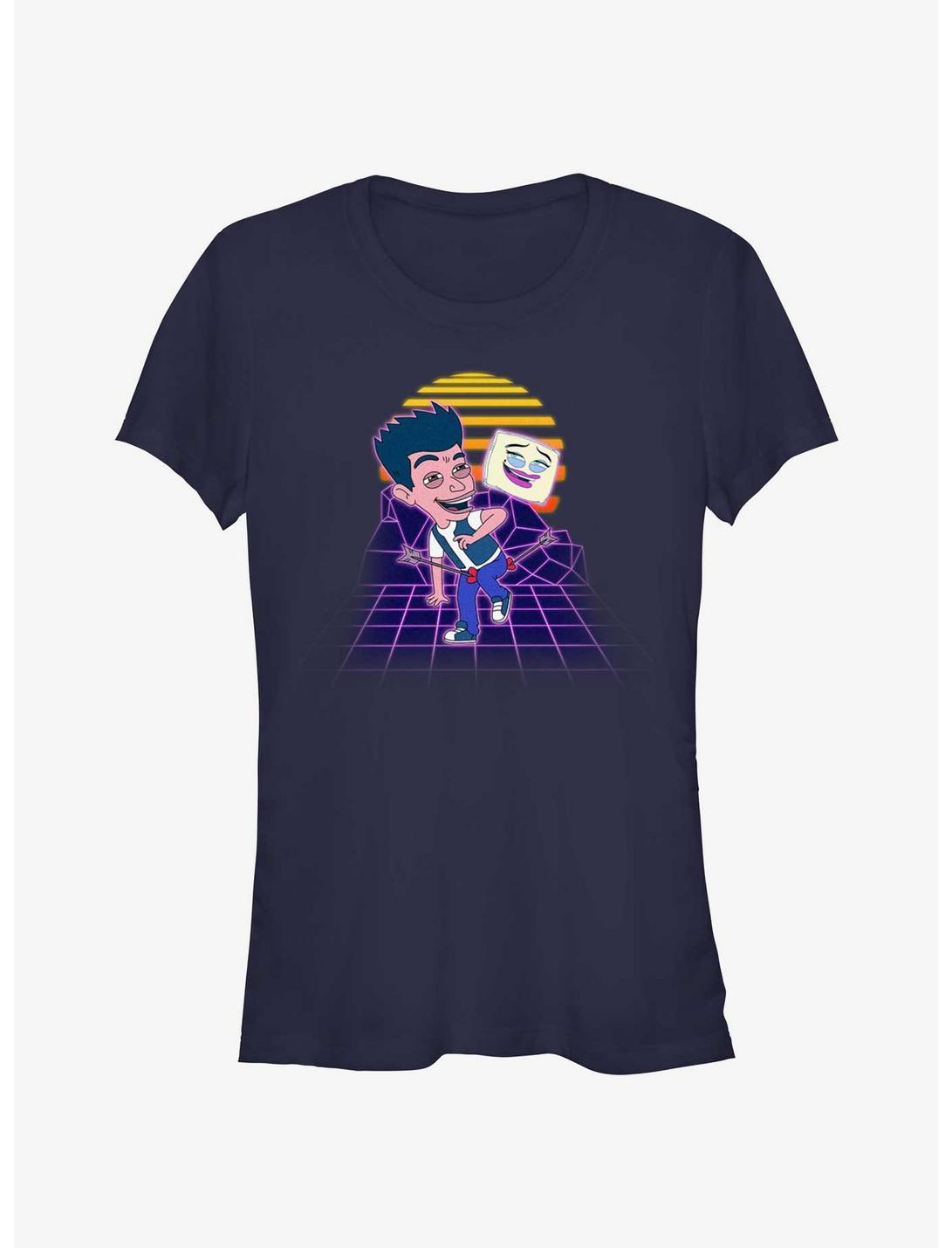 Big Mouth Jay Vaporwave Girls T-Shirt