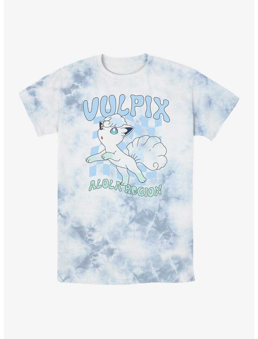 Pokemon Alola Vulpix Ice Tie-Dye T-Shirt