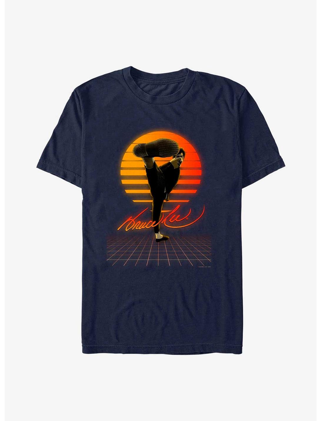 Bruce Lee Sunset Grid T-Shirt