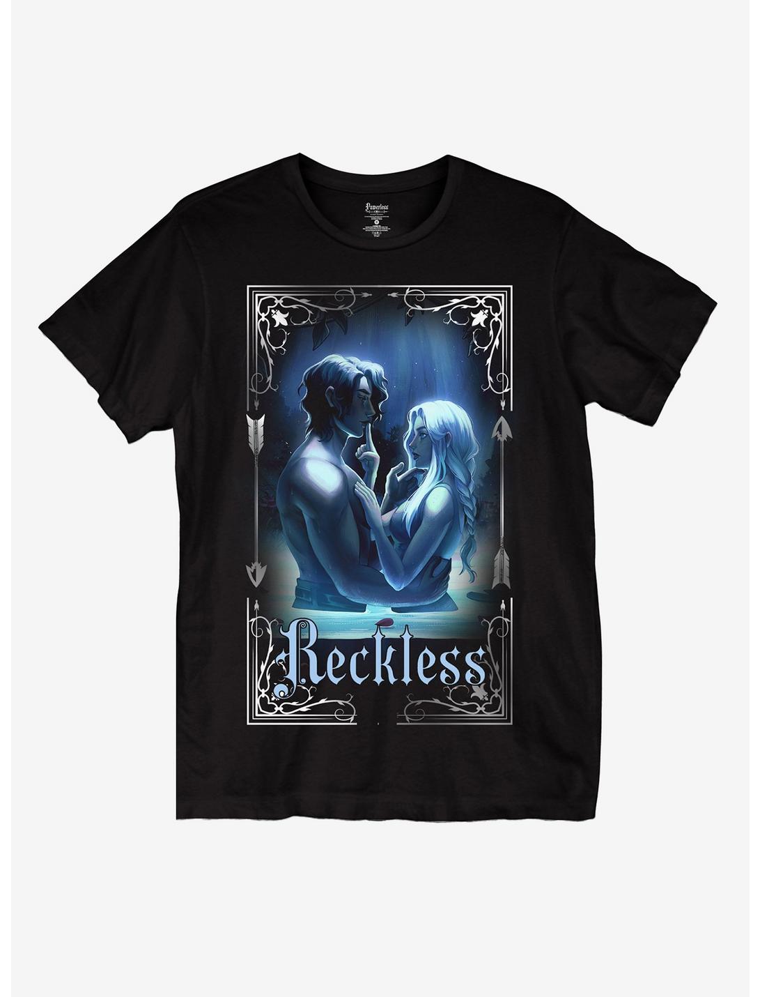 T-shirt Fille Coupe Amie Imprimé Powerless Reckless Pae & Kai