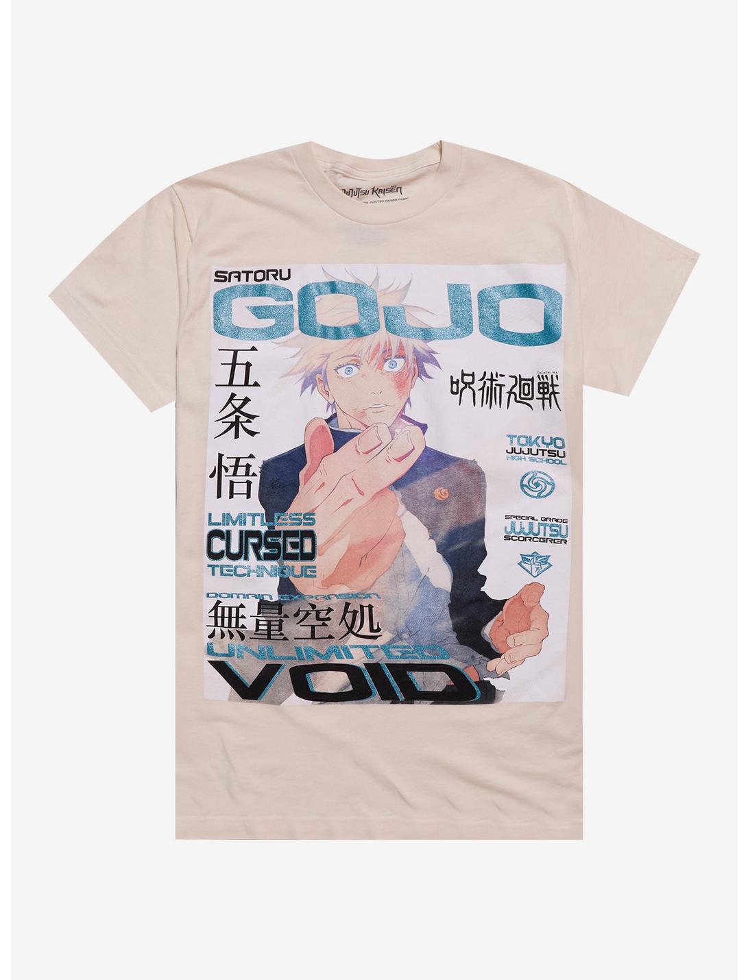 Jujutsu Kaisen Gojo Magazine Cover T-Shirt