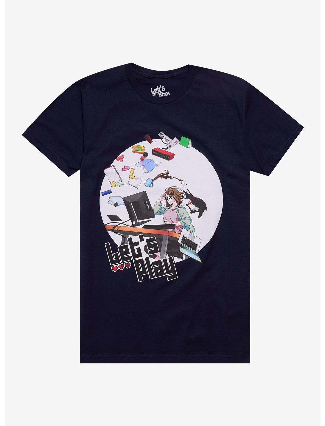 Let's Play Sam Circle Portrait T-Shirt