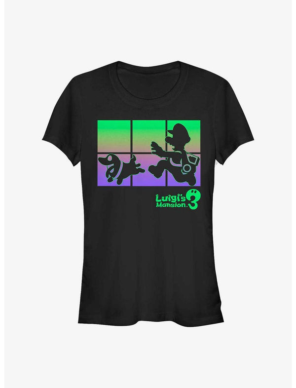 T-Shirt Fille Nintendo Luigi's Mansion 3 Avec Polterpup