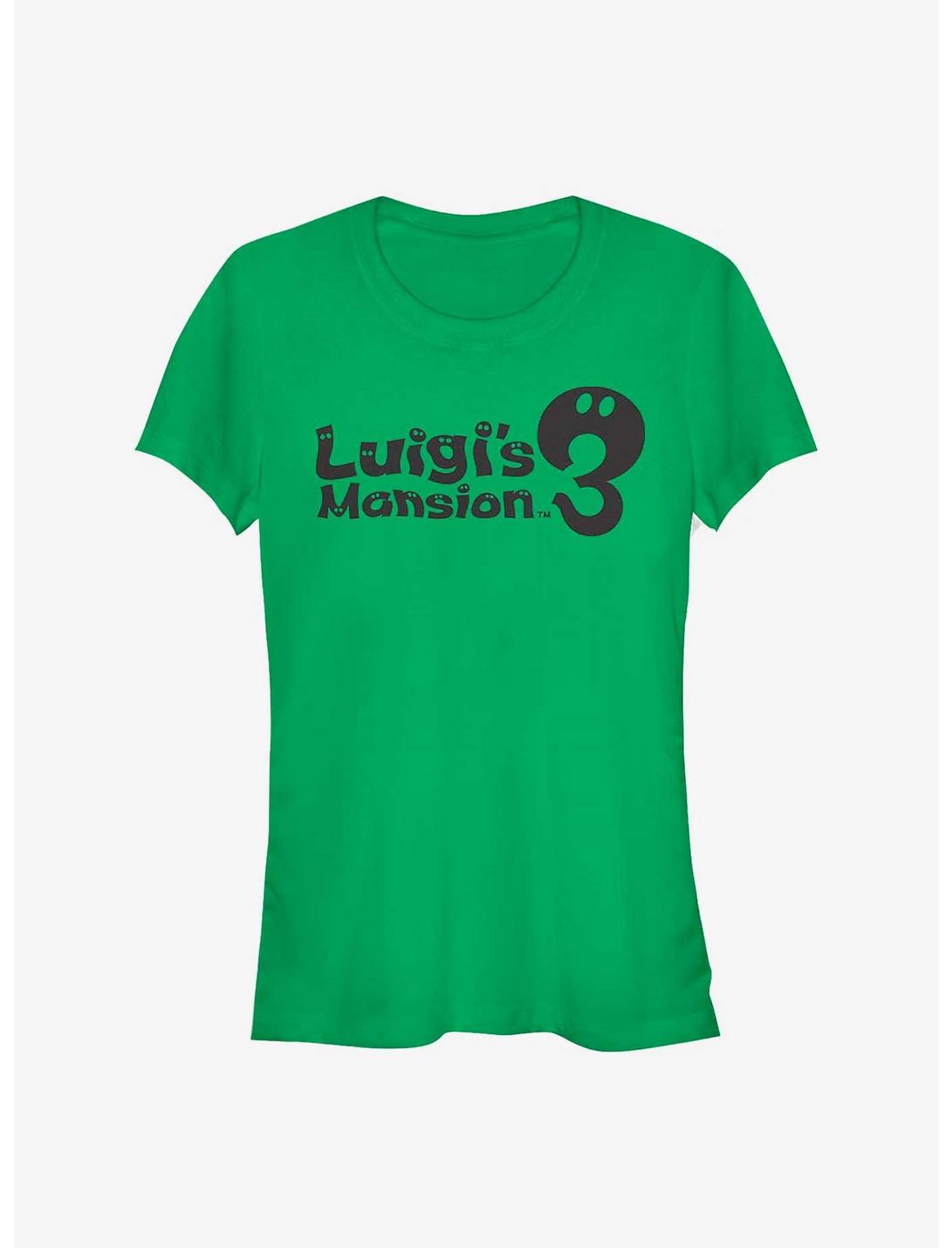 Nintendo Luigi's Mansion 3 Logo Girls T-Shirt