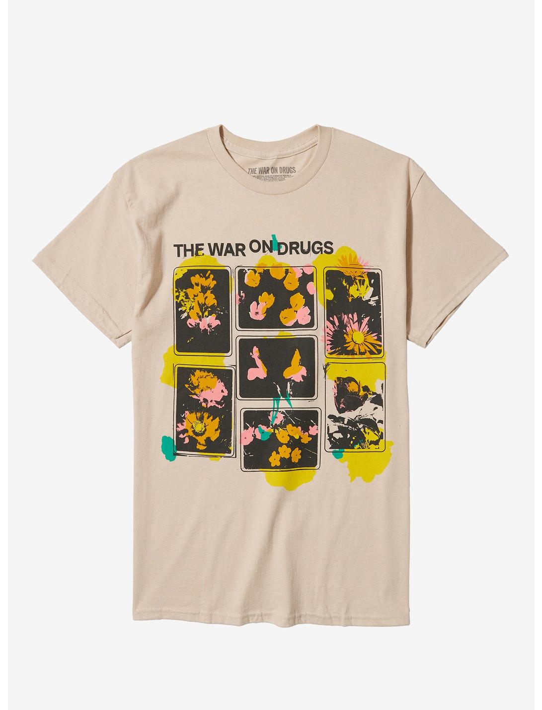 The War On Drugs Floral Squares T-Shirt