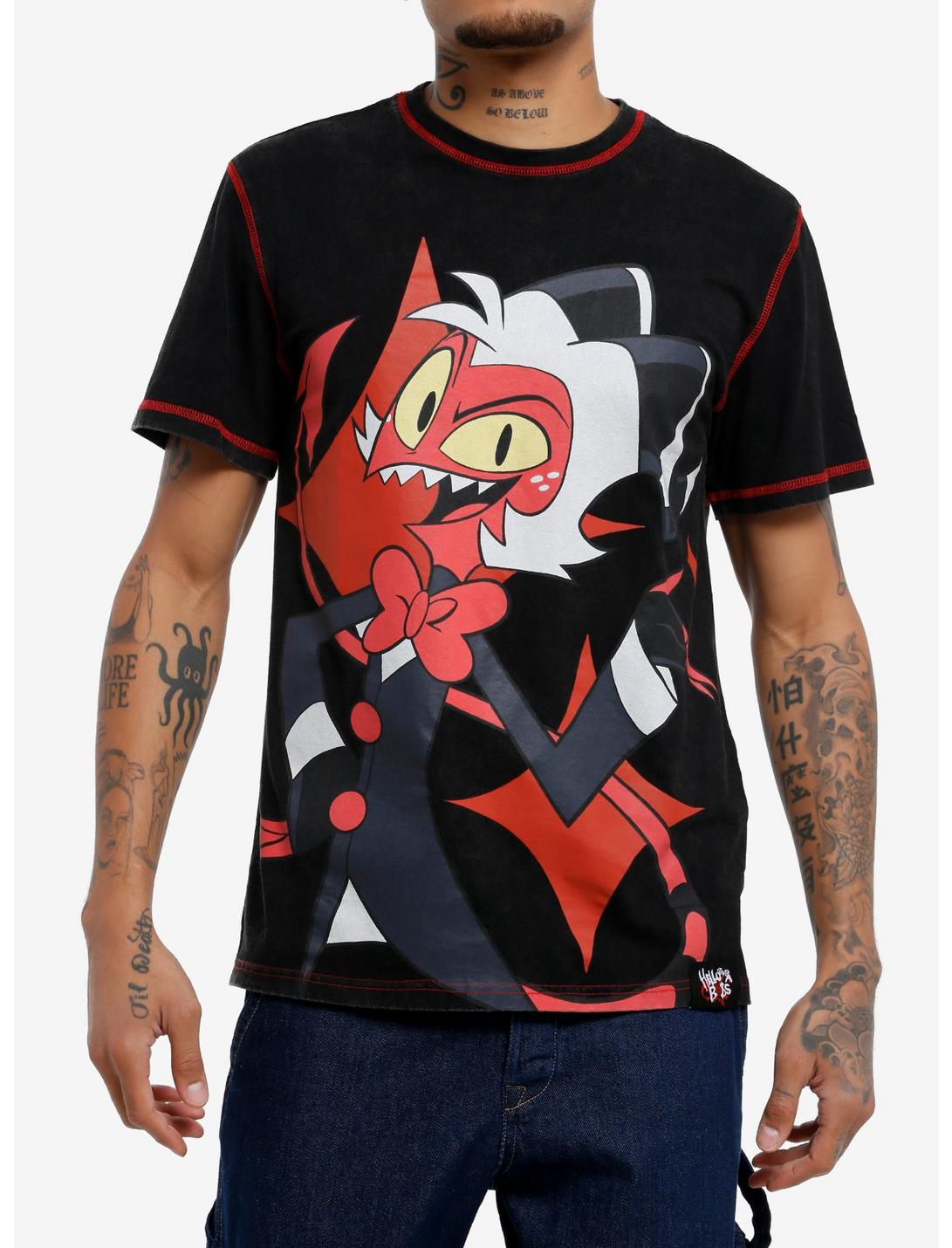 T-shirt Helluva Boss Moxxie motif géant