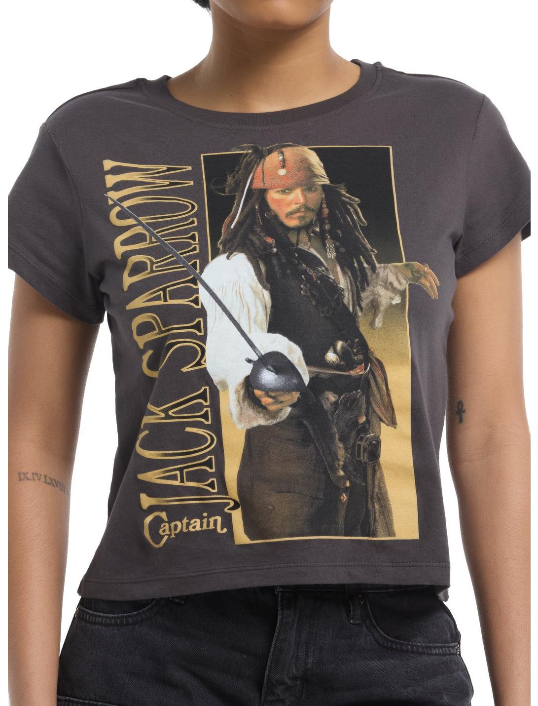 T-Shirt Fille Disney Pirates Des Caraïbes Jack Sparrow Photo