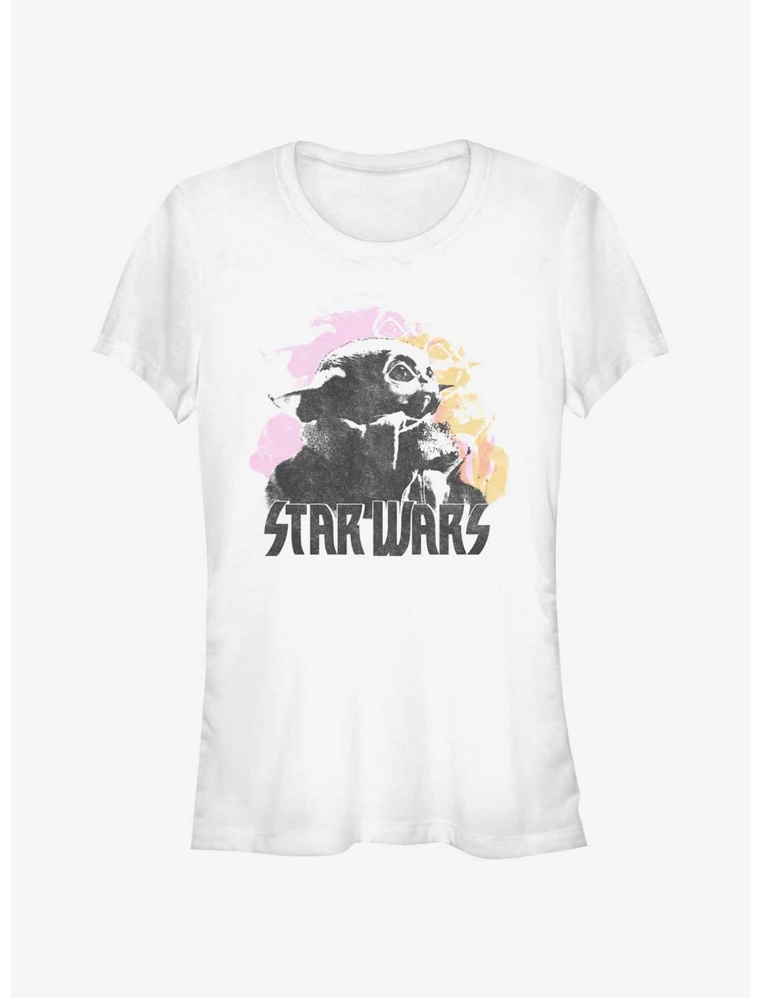 Star Wars The Mandalorian Faded Poster Girls T-Shirt