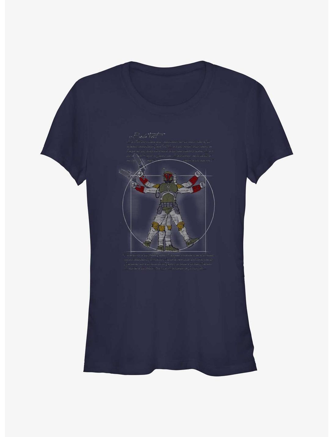 Star Wars Vitruvian Hunter Girls T-Shirt