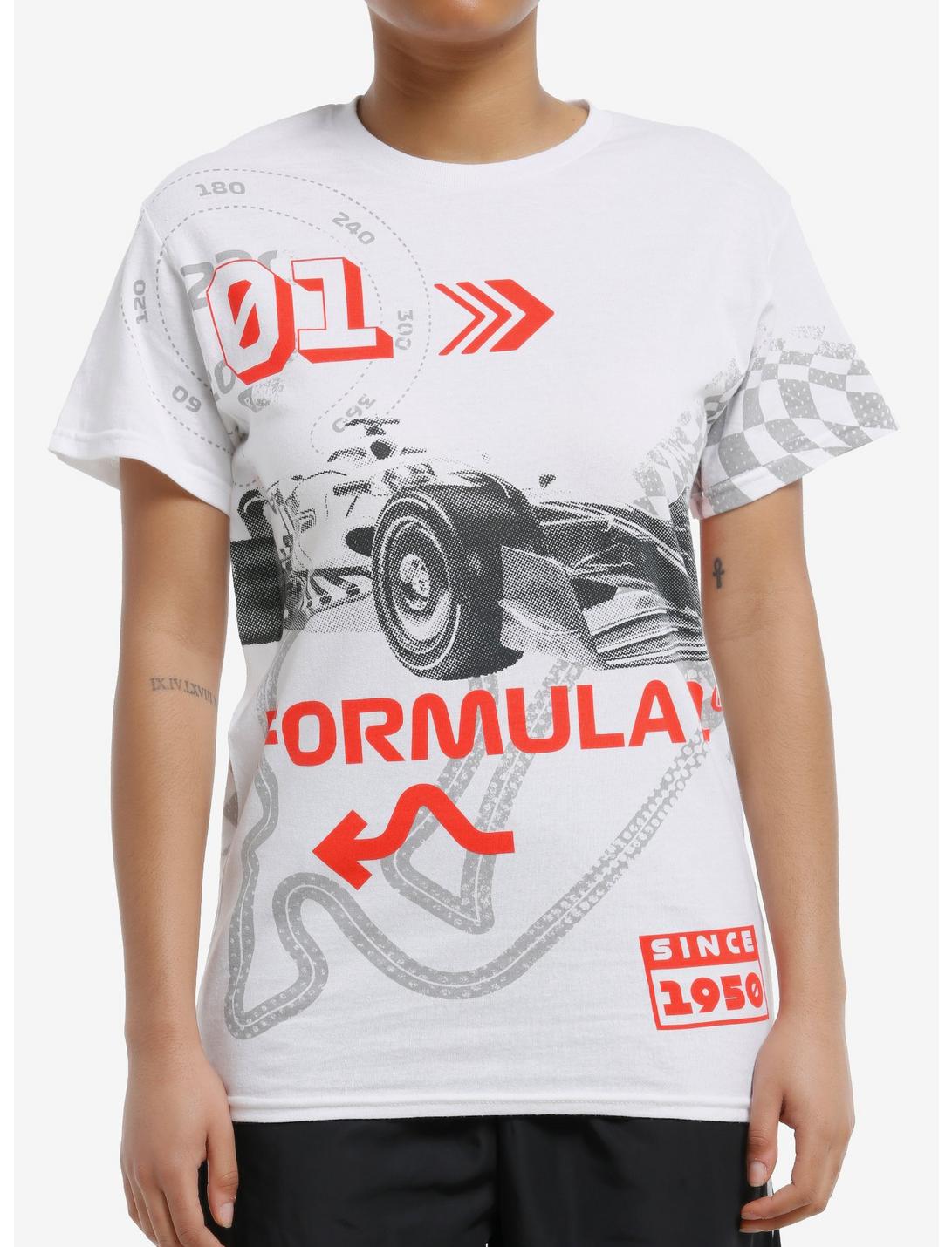 Formula 1 Racing Boyfriend Fit Girls T-Shirt