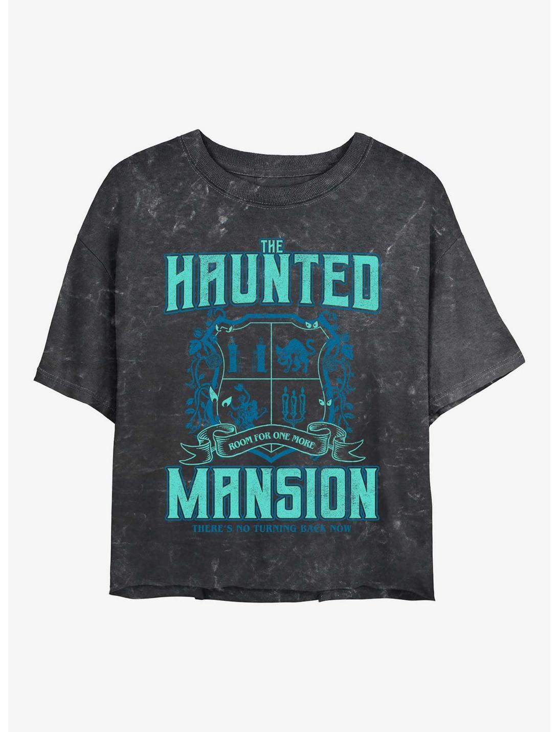 Haunted Mansion Haunted Mansion Collegiate Mineral Wash Girls Crop T-Shirt