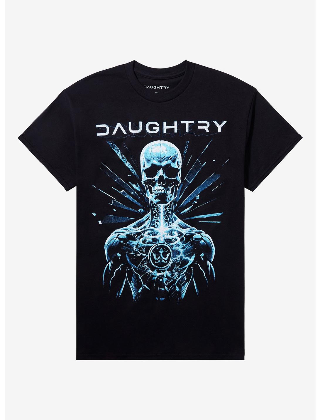 Daughtry Crown Symbol Skeleton T-Shirt