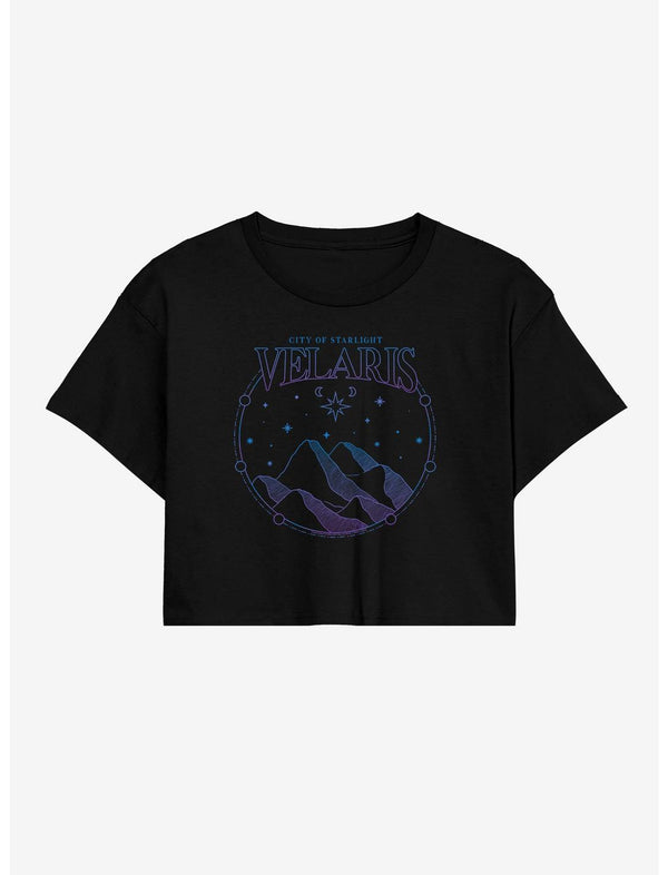 A Court Of Thorns And Roses Velaris Girls Crop T-Shirt