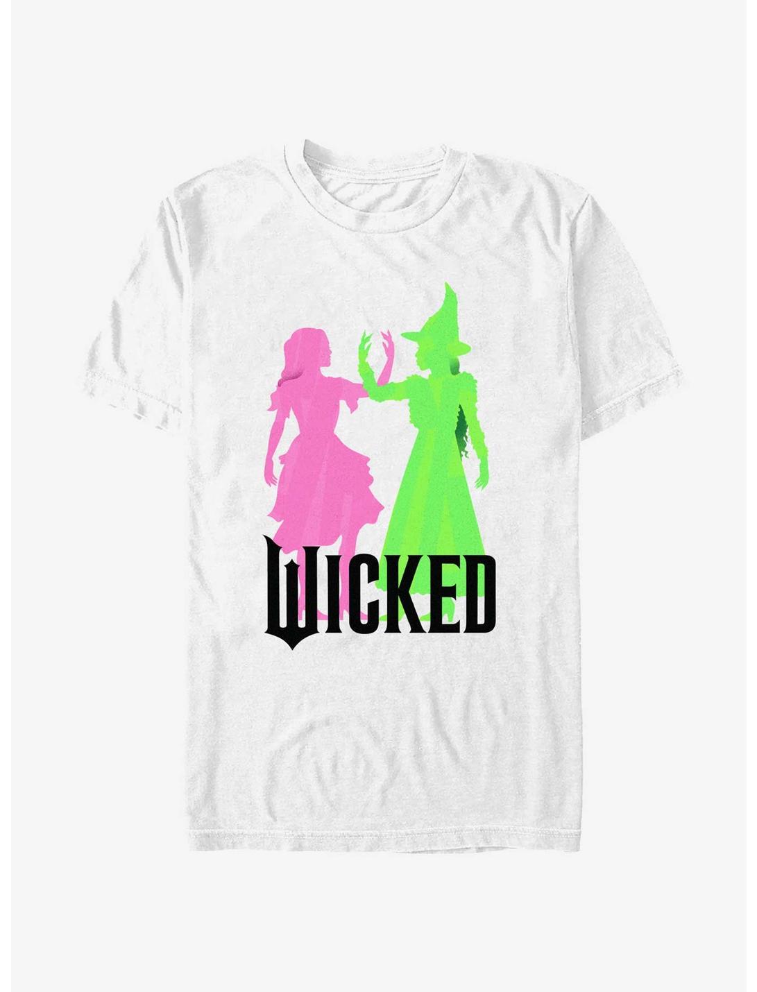 T-shirt grandes tailles Méchantes sorcières Glinda et Elphaba ensemble
