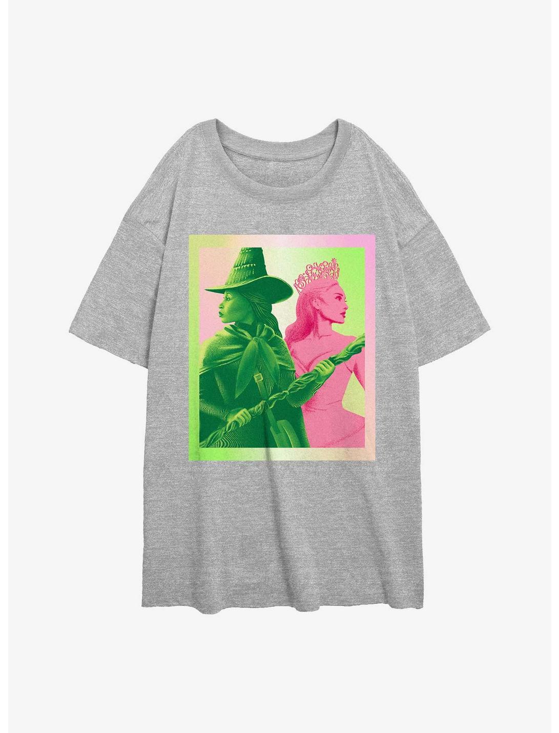 Wicked Elphaba And Glinda Girls Oversized T-Shirt